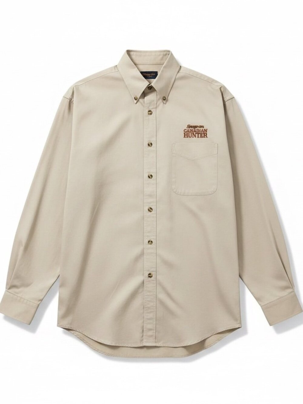 Forest & Hue RARE Embroidered Seagram's Canadian Hunter XL‎ Men's Dress Shirt